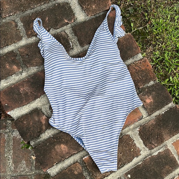 aerie Other - Aerie Blue and silver Striped One Piece size large